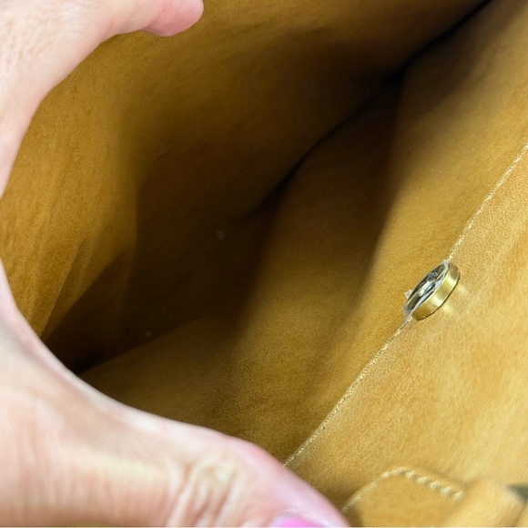 Patricia Nash Leather Ava Sand Woven Medium Tote - Picture 7 of 7